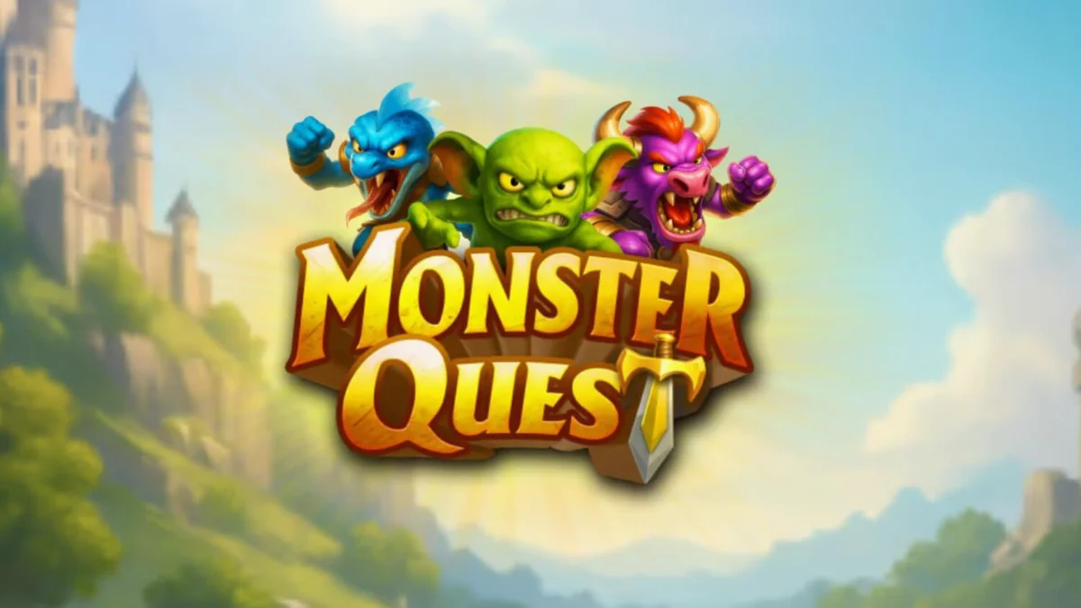 Ksatria berhadapan dengan naga dalam slot Monster Quest